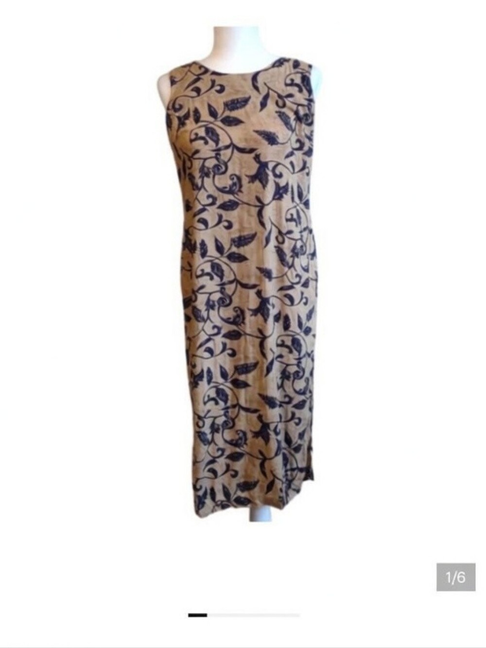 Vintage Miss Dorby Dress 6P Cottagecore Bohemian Earthy Fairy‎ Lightweight
